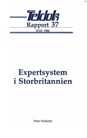 Omslag till Rapport 37