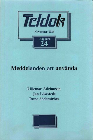 Omslag till Rapport 24