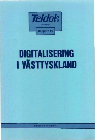 Omslag till Rapport 19