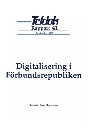 Omslag till Rapport 41
