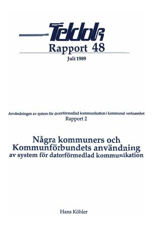 Omslag till Rapport 48