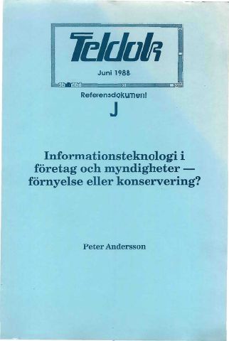 Omslag till Referensdokument J