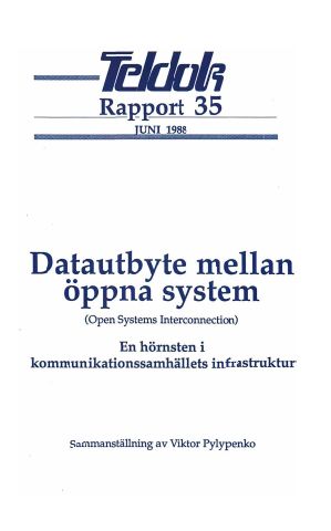 Omslag till Rapport 35