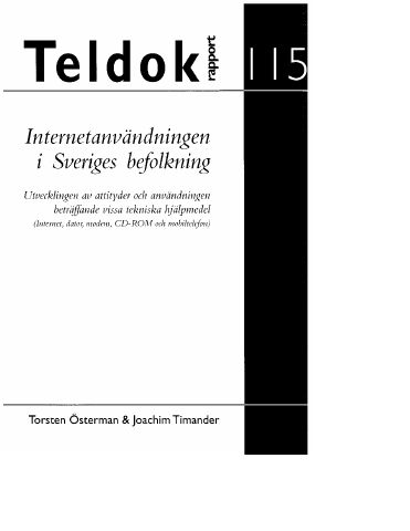 Omslag till Rapport 115