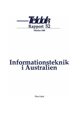 Omslag till Rapport 52