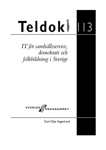 Omslag till Rapport 113