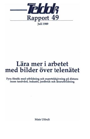 Omslag till Rapport 49