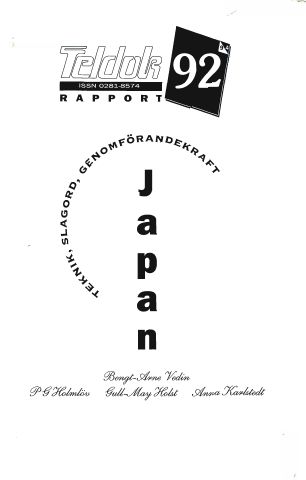 Omslag till Rapport 92