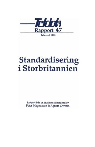 Omslag till Rapport 47